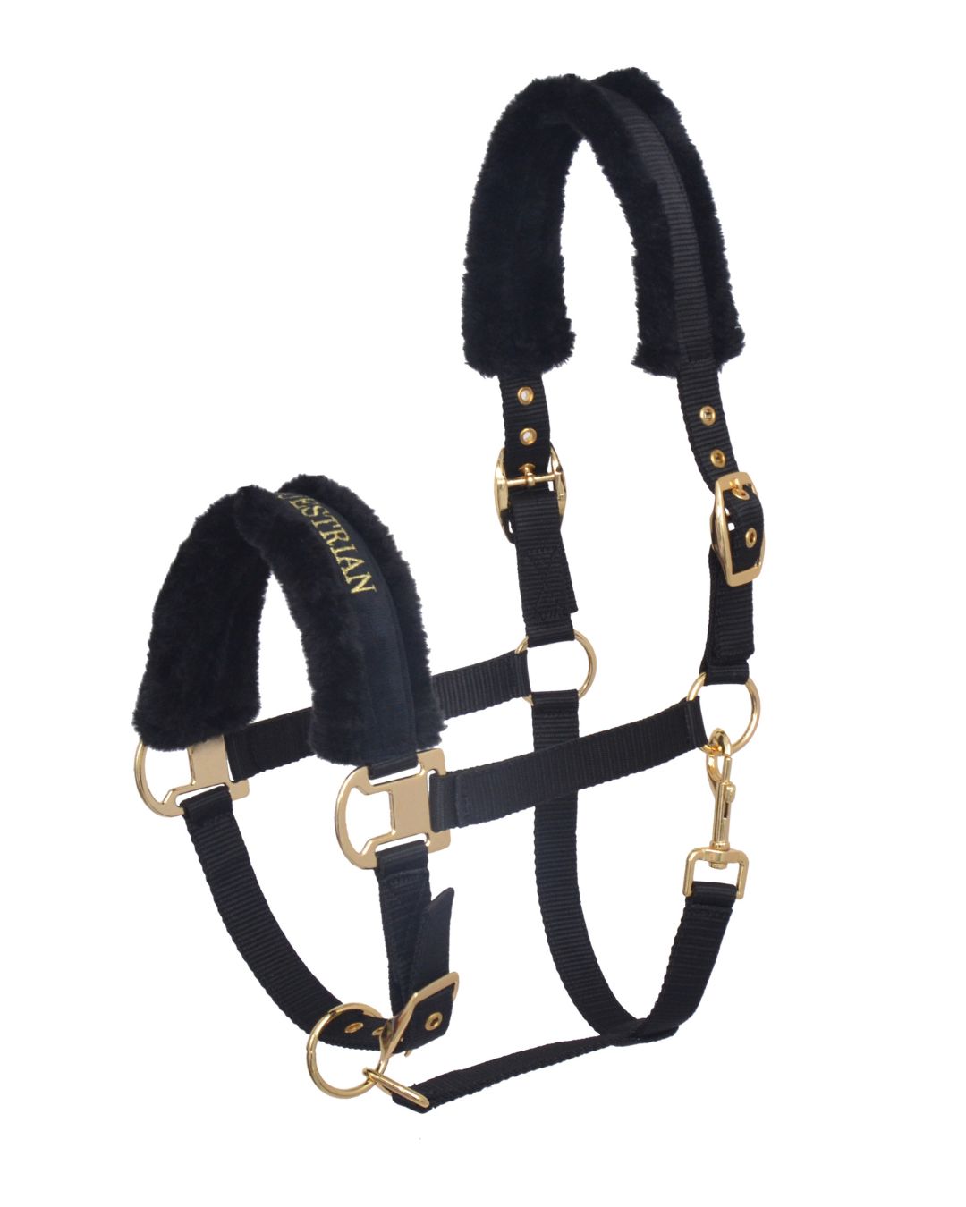 Halter - Black & Gold