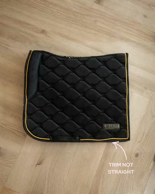 Black Dressage Saddle Pad