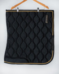 Load image into Gallery viewer, Velvet Dressage Saddle Pad - Black
