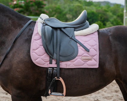 Dressage Saddle Pad - Dusty Pink