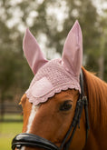 Load image into Gallery viewer, Dusty Pink Ear Bonnet (New shape)
