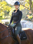 Load image into Gallery viewer, Black & Gold Jump Saddle Pad
